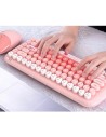 Teclado y ratón MOFII Candy New 2.4G Rosa inalámbrico en Logroño