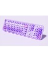 Teclado y ratón MOFII Lovely Púrpura inalámbrico en Logroño