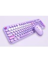 Teclado y ratón MOFII Lovely Púrpura inalámbrico en Logroño