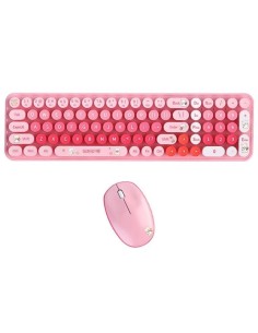 Teclado y ratón MOFII Baby Bear Rosa inalámbrico en Logroño