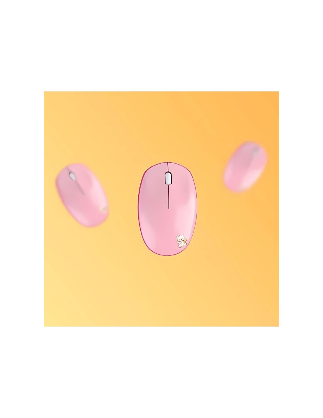 Teclado y ratón MOFII Baby Bear Rosa inalámbrico en Logroño