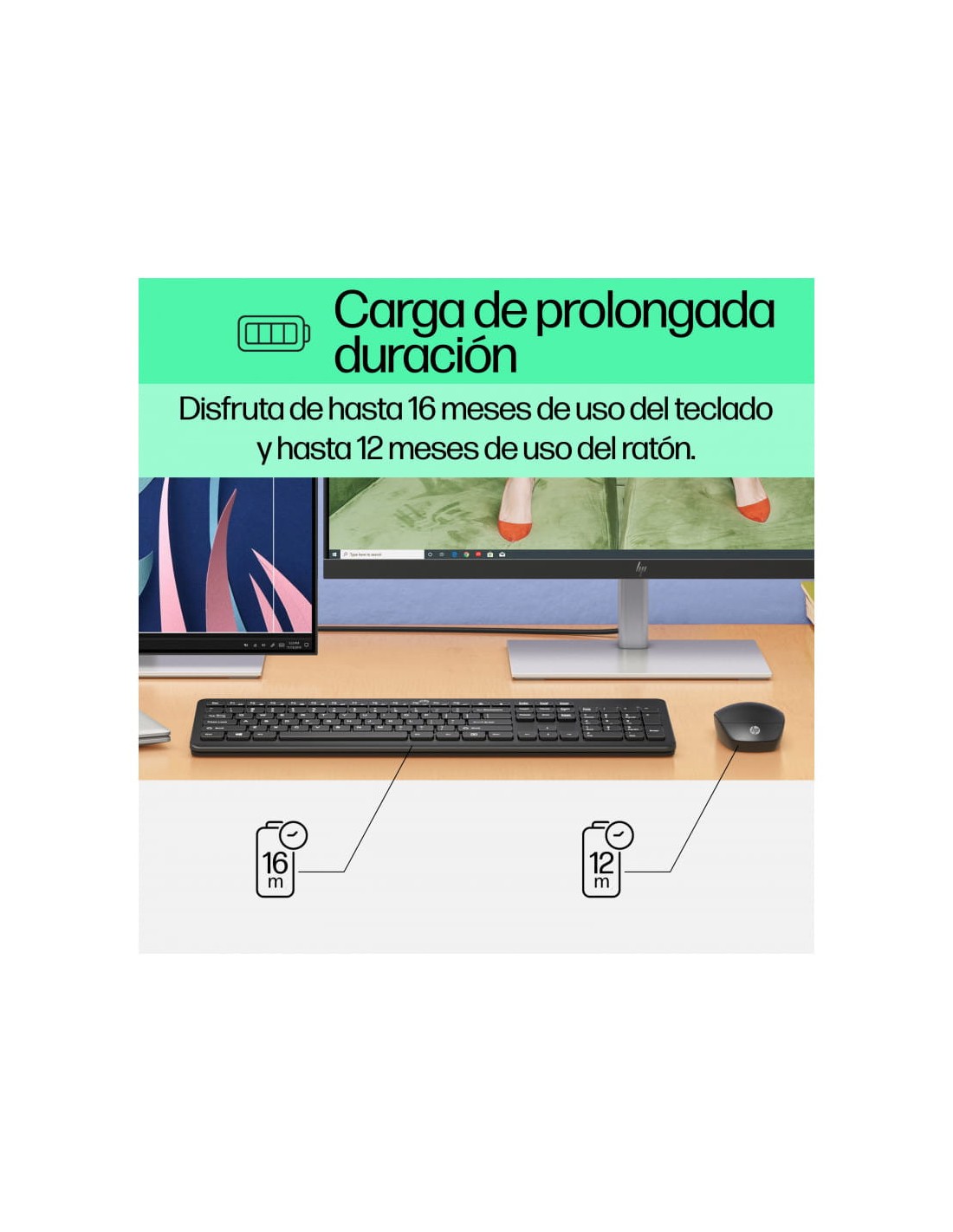 Teclado y ratón inalámbricos 230 HP Combo de en Logroño