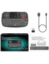 Teclado inalámbrico Rii i4 Mini Negro en Logroño