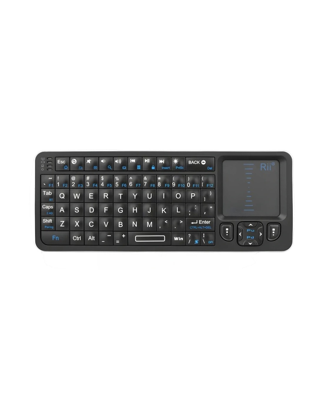 Teclado Rii K06 Mini Inalámbrico RGB Mini con Touchpad en Logroño