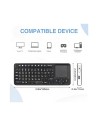 Teclado Rii K06 Mini Inalámbrico RGB Mini con Touchpad en Logroño