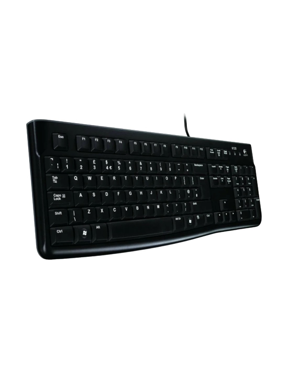 Cable QWERTY Teclado Logitech K120 USB Con en Logroño