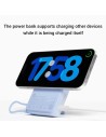 Soporte 5000mAh 33W MagSafe Power Bank Xiaomi Magnetic Beige con