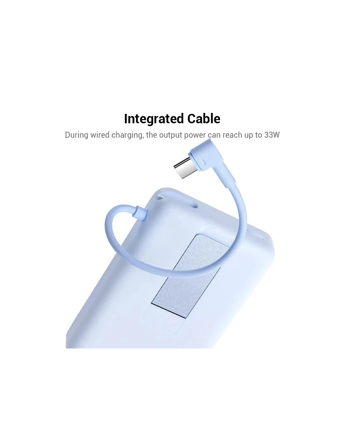 Soporte 5000mAh 33W MagSafe Power Bank Xiaomi Magnetic Beige con
