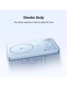 Power Bank Xiaomi Super Slim Magnetic Violeta 5000mAh 22,5W MagSafe 2
