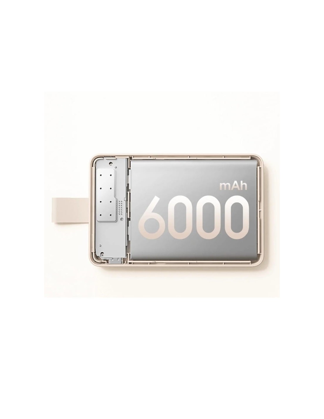 Power Bank Xiaomi Magnetic Blanco 6000mAh 15W MagSafe en Logroño
