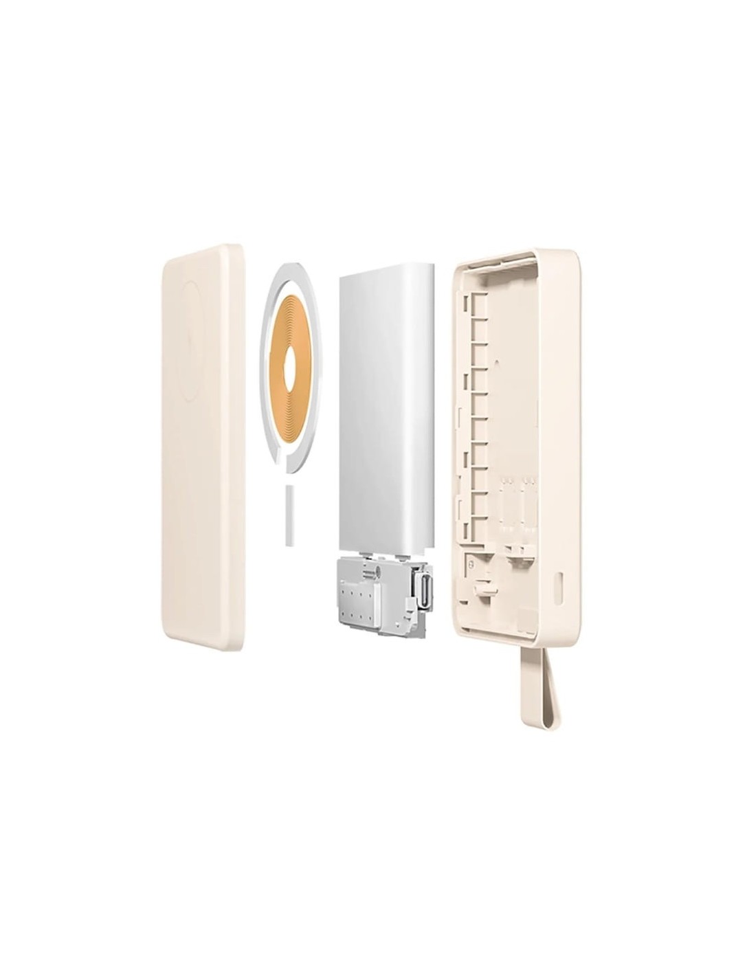 Power Bank Xiaomi Magnetic Blanco 6000mAh 15W MagSafe en Logroño