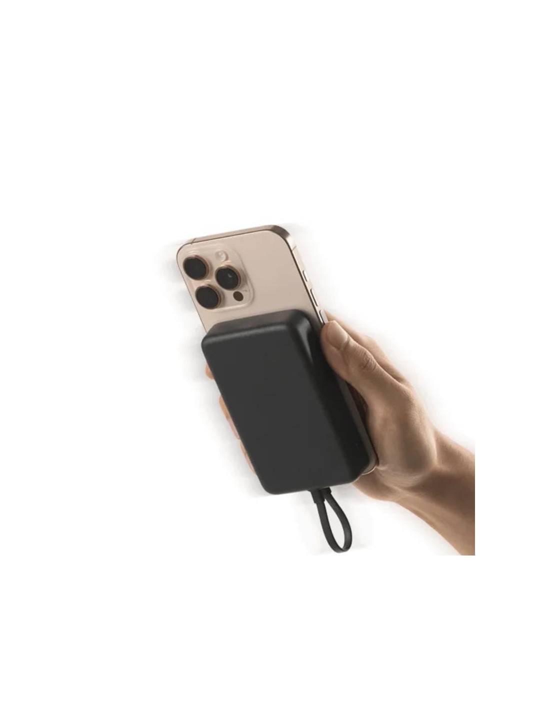 Cable integrado 10000mAh MagSafe Power Bank Xiaomi Magnético Blanco co