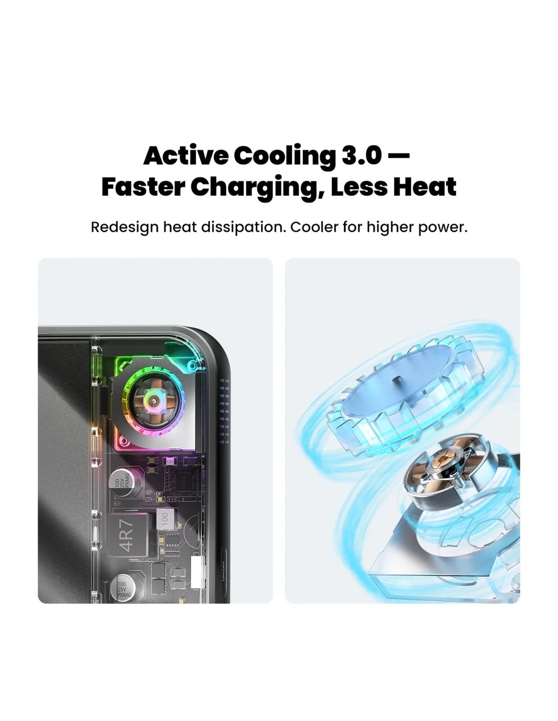 Power Bank Sharge ICEMAG 3 Blanco 10000mAh 25W Qi2 en Logroño