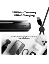 Power Bank Sharge ICEMAG 3 Blanco 10000mAh 25W Qi2 en Logroño