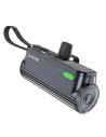 Power Bank Sharge Flow Mini Negro con cable integrado 5000mAh 22,5W US