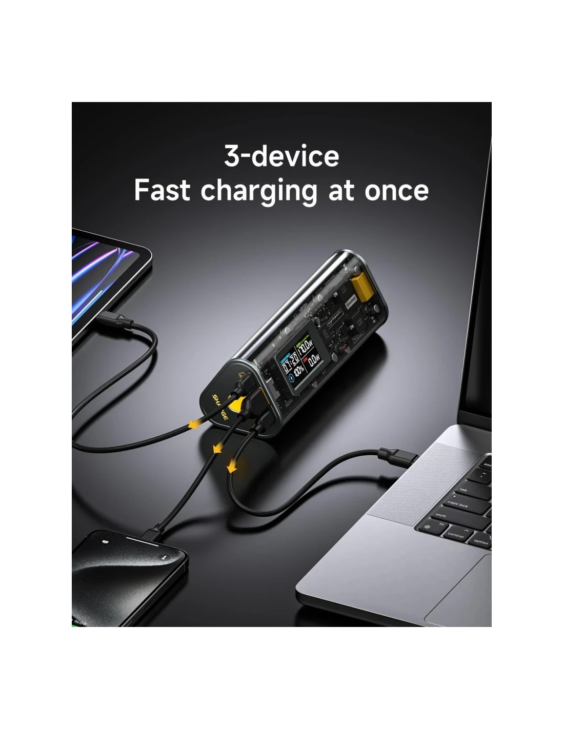 Sharge Shargeek 170 24000mAh 140W Power Bank Gris en Logroño