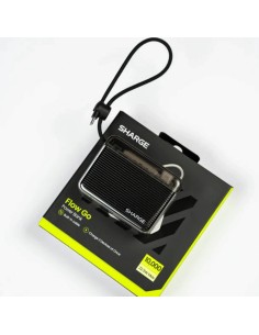 Power Bank Sharge Flow Go Negro con cable integrado 10000mAh 22,5W USB 2