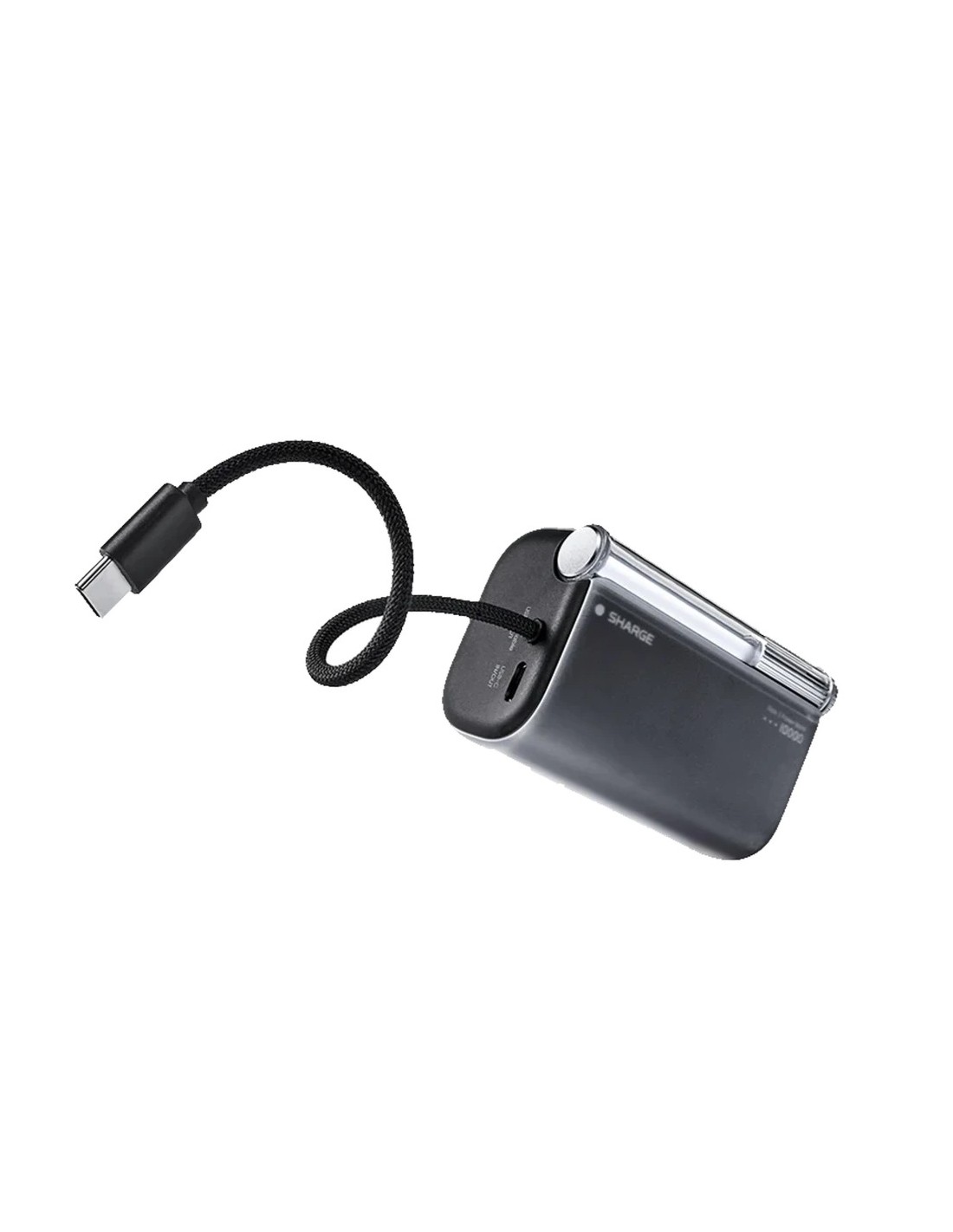 Power Bank Sharge Flow 3 con cable integrado 10000mAh 45W USB-C