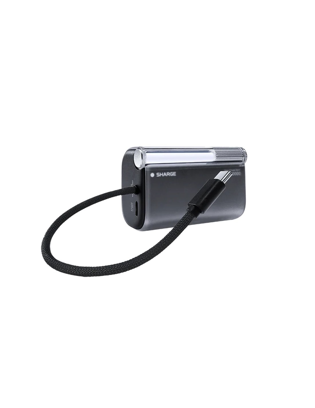 Power Bank Sharge Flow 3 con cable integrado 10000mAh 45W USB-C