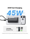 Power Bank Sharge Flow 3 con cable integrado 10000mAh 45W USB-C