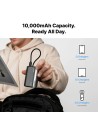 Power Bank Sharge Flow 3 con cable integrado 10000mAh 45W USB-C