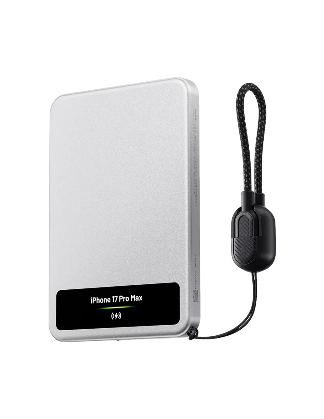 Power Bank Sharge Smart Magnetic M8 Plata 5000mAh 15W MagSafe Qi2