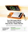 Power Bank Sharge Smart Magnetic M8 Plata 5000mAh 15W MagSafe Qi2