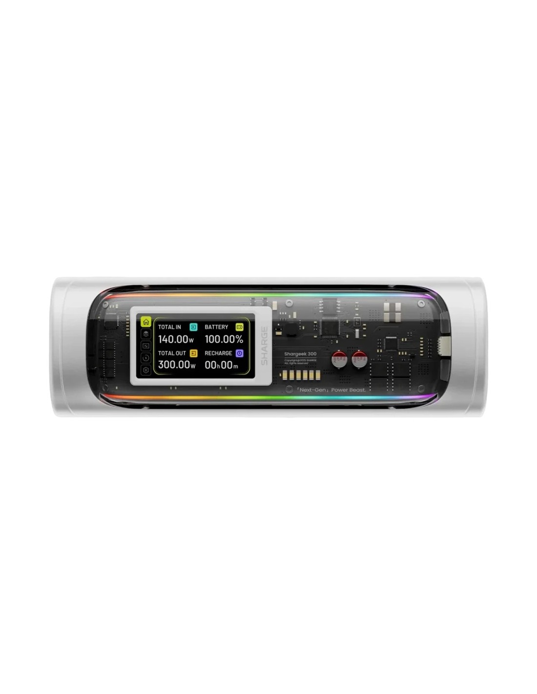Power Bank Sharge Shargeek 300 X3 Plata 24000mAh 300W en Logroño