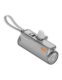 Power Bank Sharge Flow Mini 2 Pro 5800mAh Plata Cable USB-C integrado 