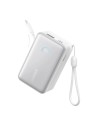 Power Bank Anker Nano 10K Blanco con cable retráctil 10000mAh 45W USB-