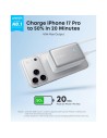 Power Bank Anker Nano 10K Blanco con cable retráctil 10000mAh 45W USB-