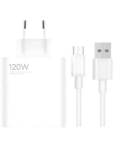 Cargador de carga Rápida Xiaomi 120W HyperCharge Combo USB Tipo-A Blan