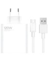 Cargador de carga Rápida Xiaomi 120W HyperCharge Combo USB Tipo-A Blan