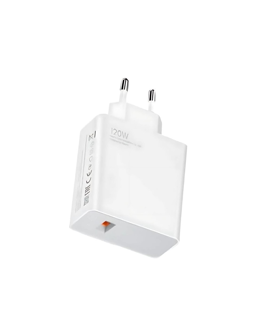 Cargador de carga Rápida Xiaomi 120W HyperCharge Combo USB Tipo-A Blan