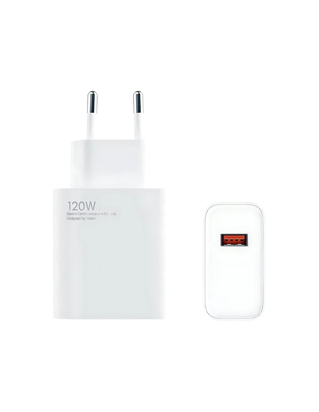 Cargador de carga Rápida Xiaomi 120W HyperCharge Combo USB Tipo-A Blan