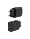 Cargador Doble de Alta Eficiencia 25W Aisens 1xUSB Tipo-C / 1xUSB Negr