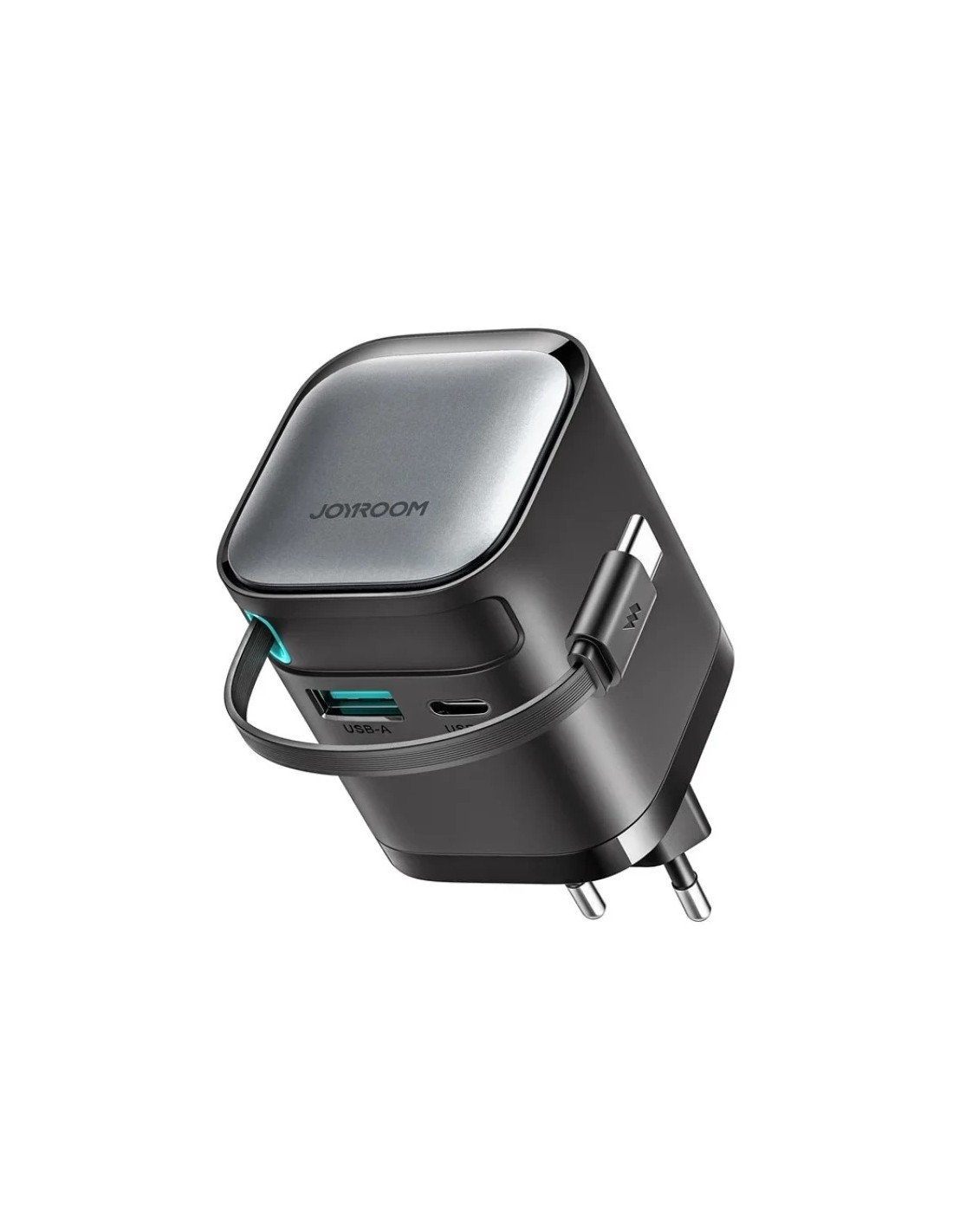Cable retráctil integrado Cargador Joyroom 65W USB-C con en Logroño