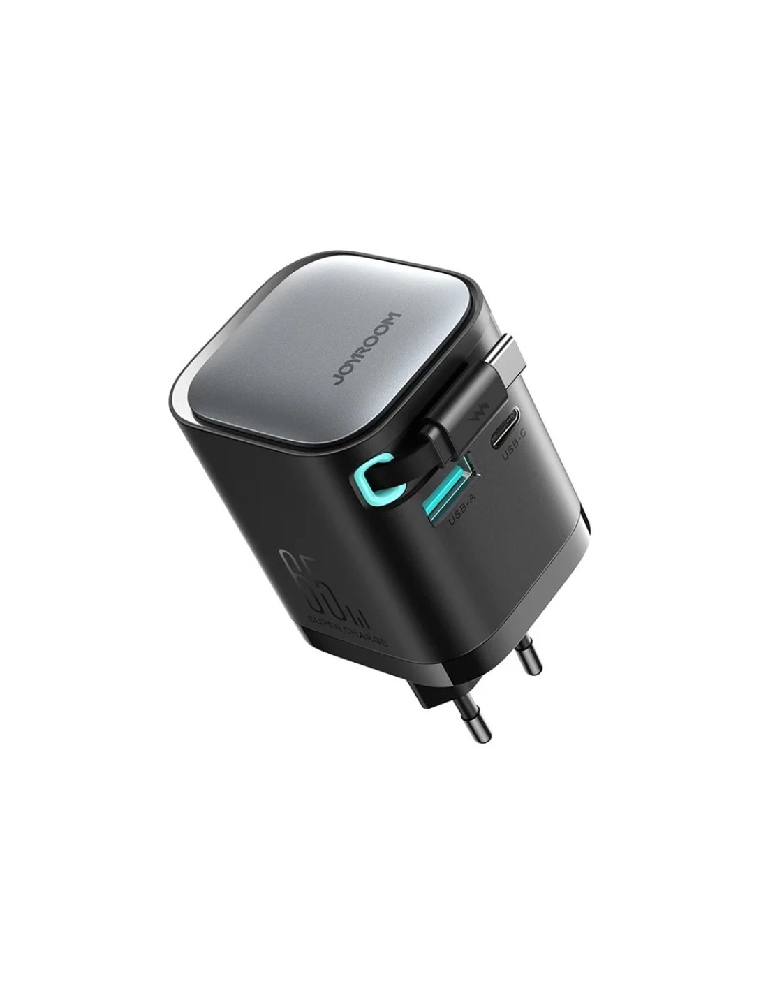 Cable retráctil integrado Cargador Joyroom 65W USB-C con en Logroño