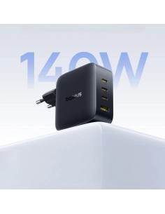 Cargador Baseus EnerFill FH11 GaN 140W 3x USB-C + 1x USB-A en Logroño 2