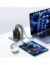 Cargador Baseus EnerFill FH11 GaN 140W 3x USB-C + 1x USB-A en Logroño