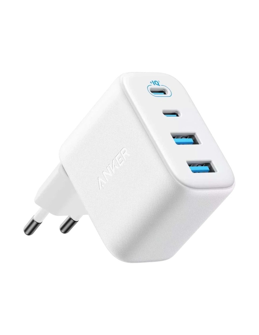 Cargador Anker Zolo GaN 50W 4 Puertos Blanco 2x USB-C + USB-A