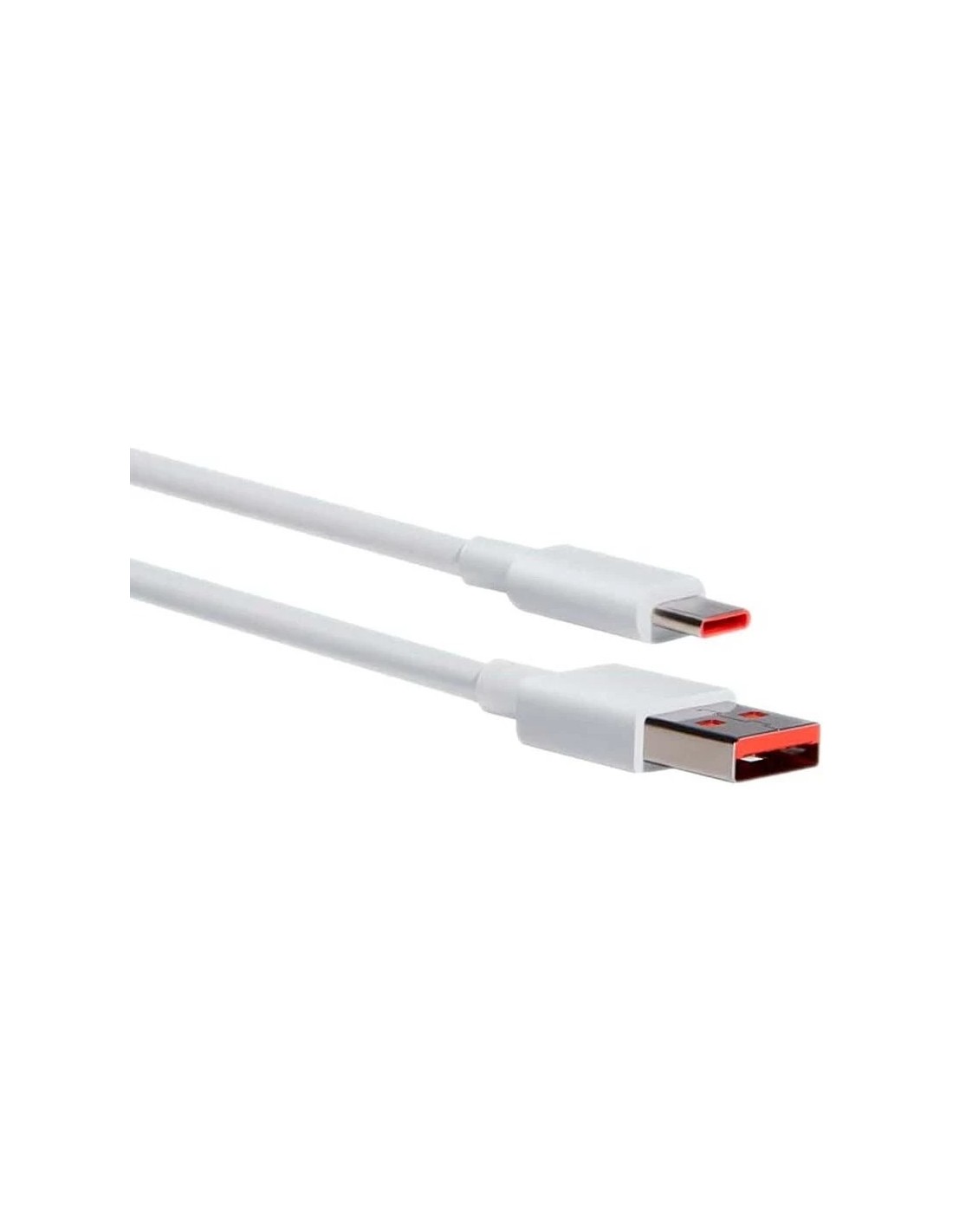 Cable Xiaomi 6A USB Tipo A a USB Tipo C 1m Blanco en Logroño
