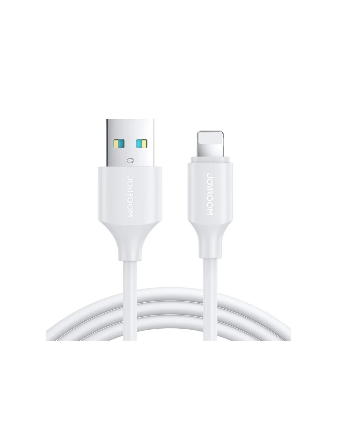 Cable Joyroom USB-A a Lightning Carga Rápida Blanco en Logroño
