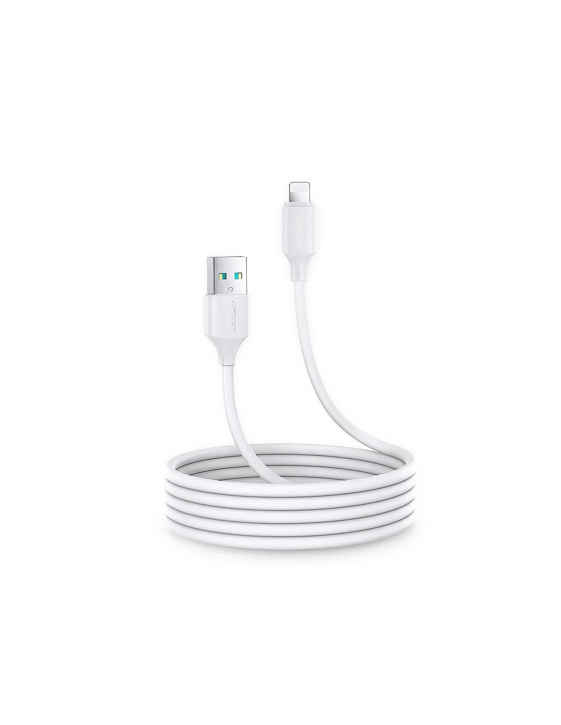 Cable Joyroom USB-A a Lightning Carga Rápida Blanco en Logroño