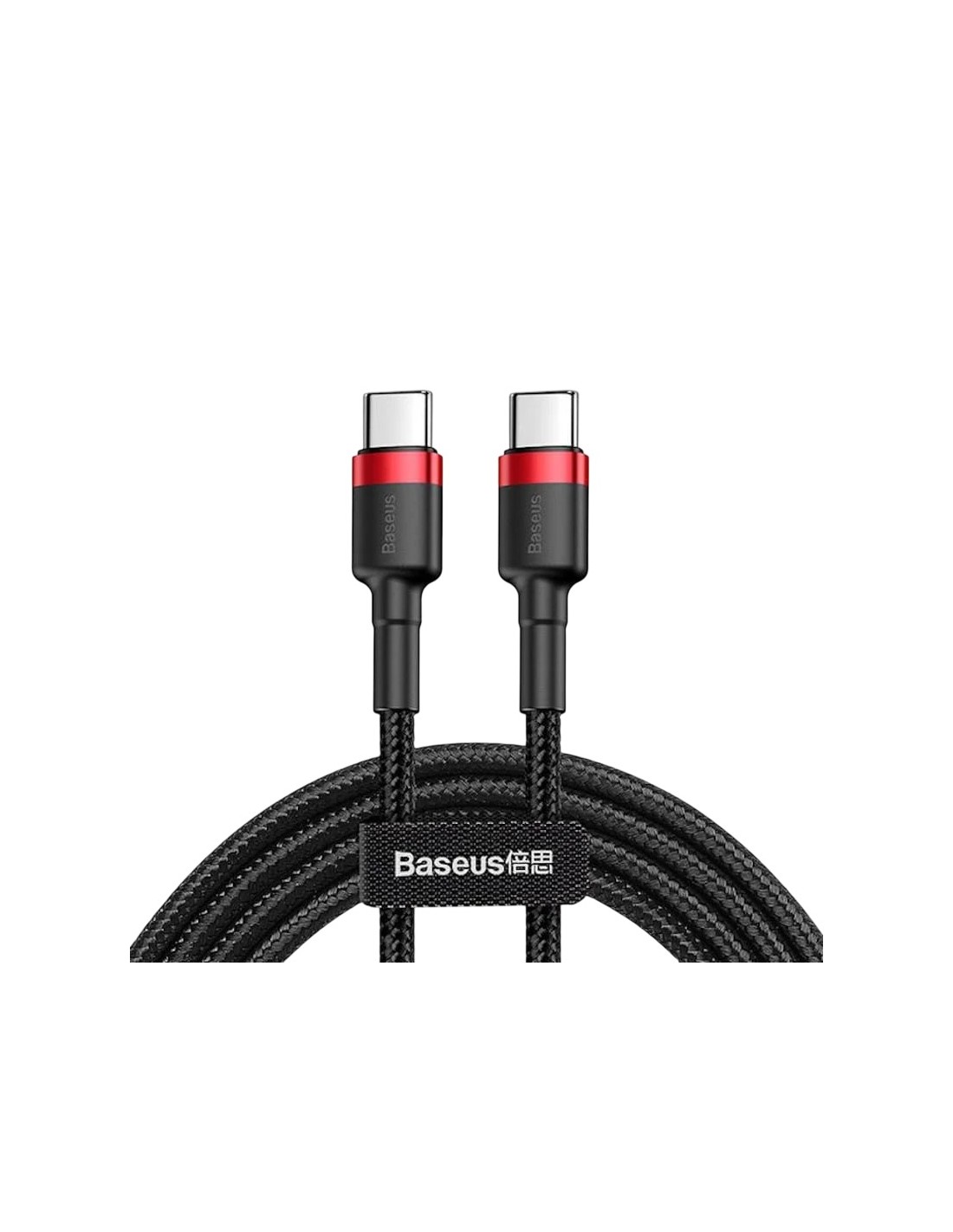 Cable Baseus USB Tipo C a USB Tipo C 60W 1M en Logroño