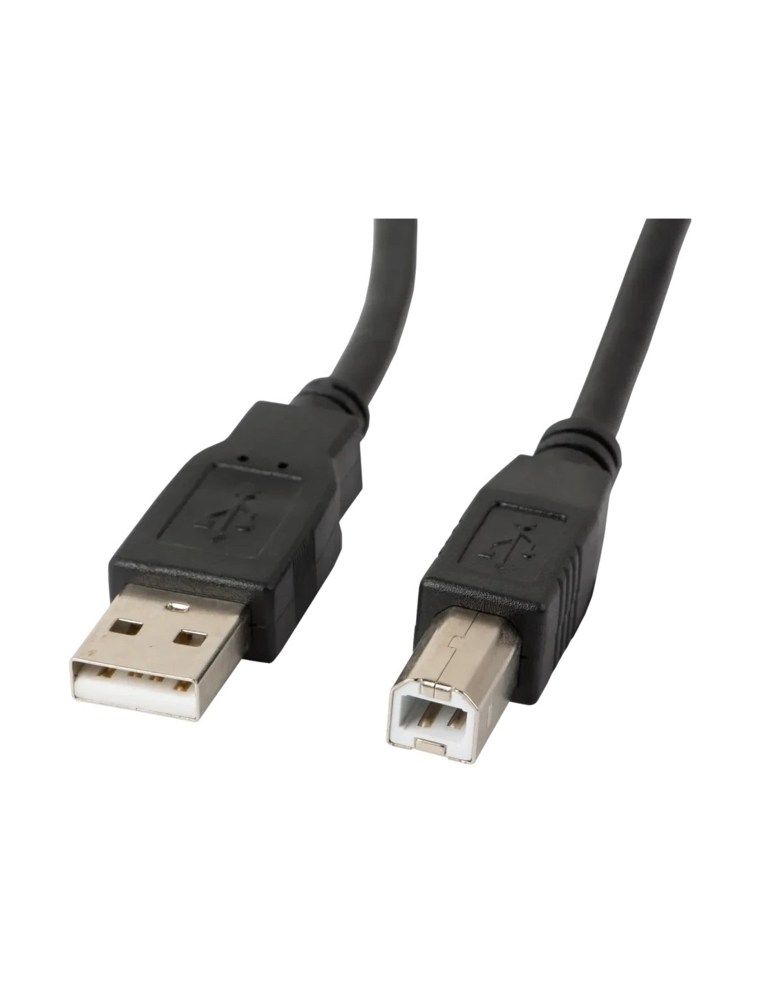 Cable USB Lanberg USB-A 2.0 a USB-B Macho/Macho con Ferrita 1,8 m Negr