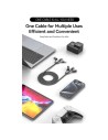 Cable Ultra-Resistente Carga Rápida 6 en 1 240W USB-C/A/Lightning
