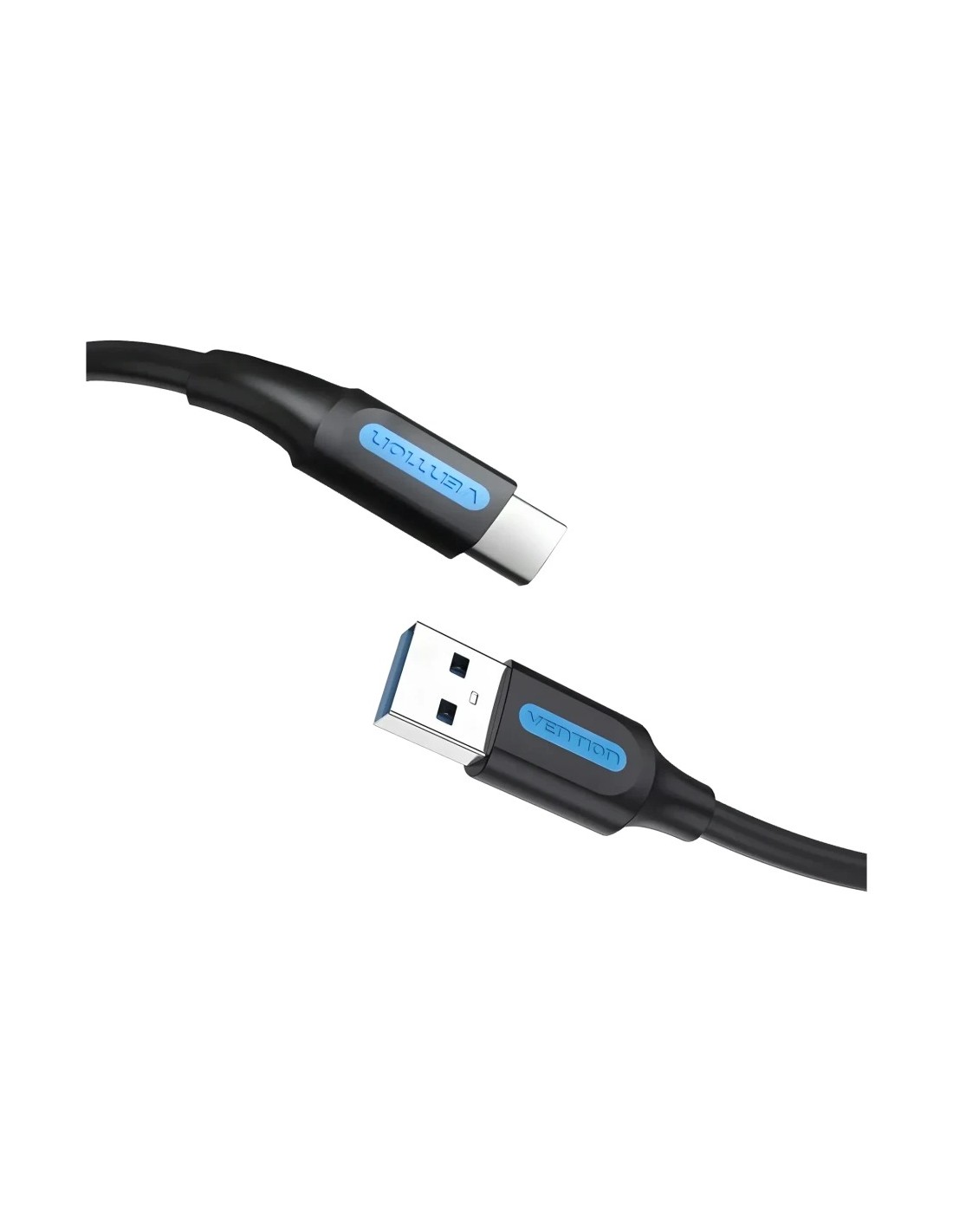Cable Vention COZBG USB-A a USB-C 3A Carga Rápida 1,5m Negro