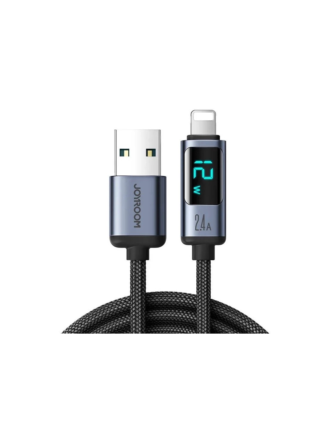 Cable Joyroom USB A a Lightning con Pantalla LED en Logroño