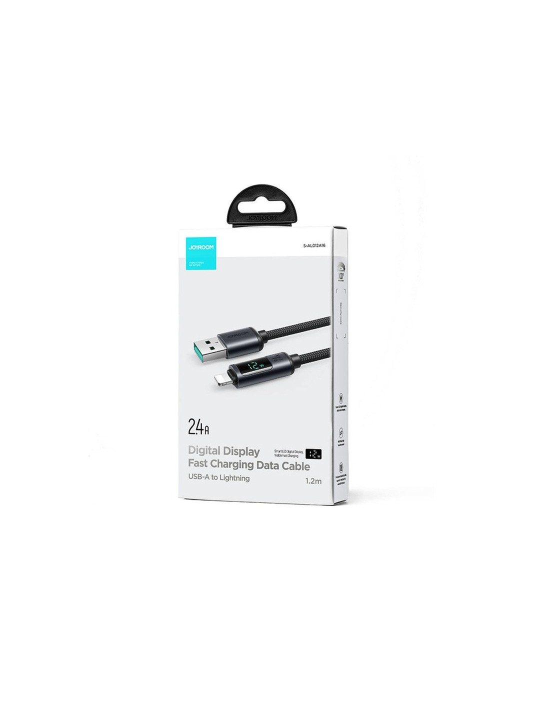 Cable Joyroom USB A a Lightning con Pantalla LED en Logroño